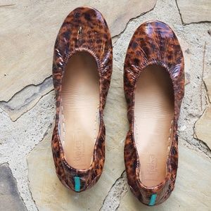 Tieks size 12 tortoise print